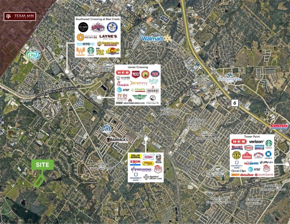 11754 Hickory Road College Station, TX 77845 - Photo 6 of 7 Map of property / related area