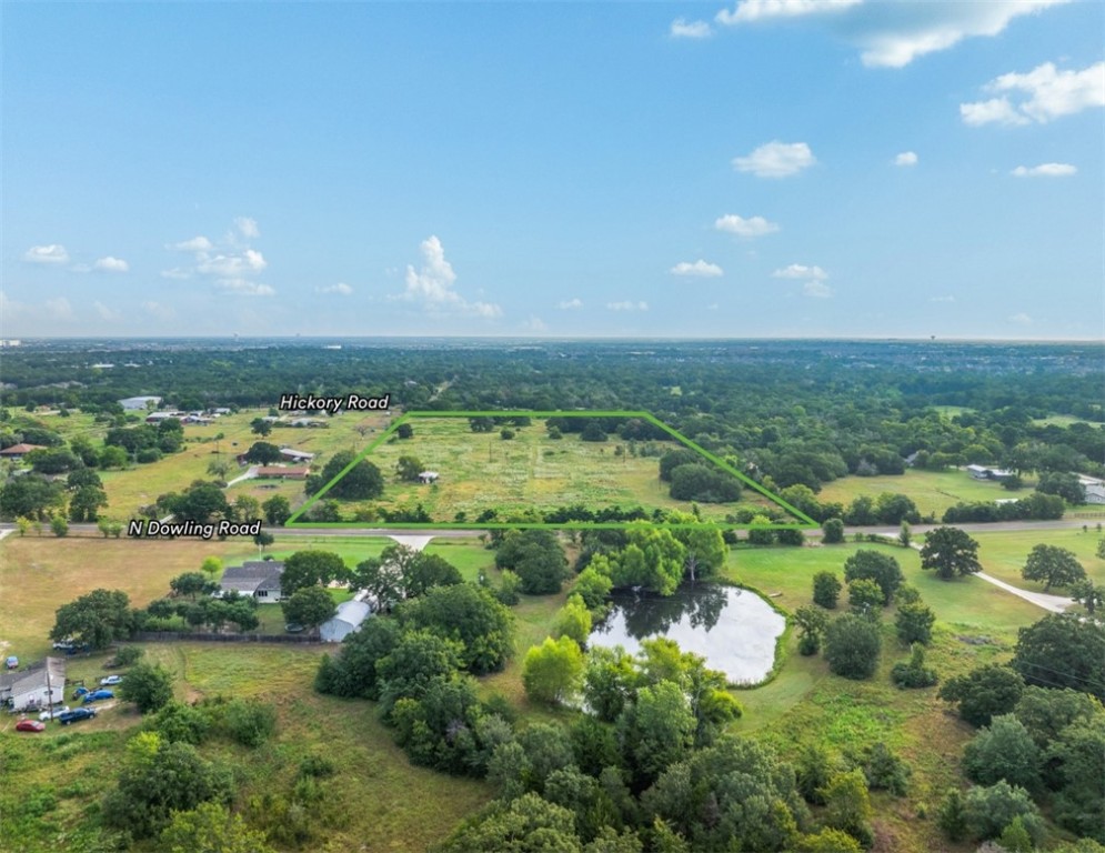 11754 Hickory Road College Station, TX 77845 - Photo 7 of 7 Drone / aerial view of a nearby body of water