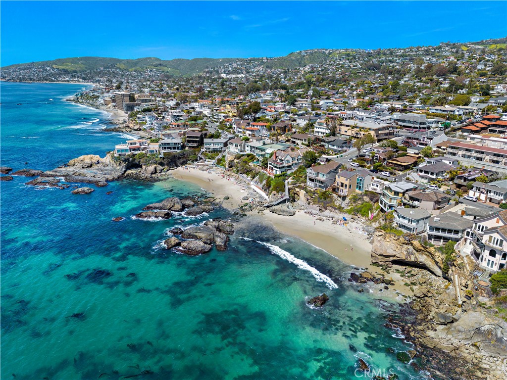 290 Diamond Street Laguna Beach, CA 92651 - Photo 30 of 30 an aerial view of a city with lots of residential buildings