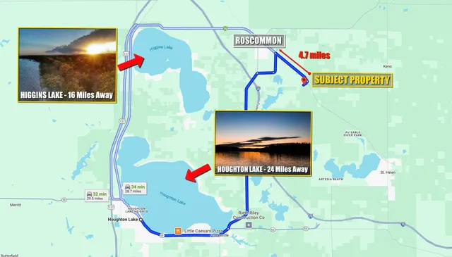$19,900 | V/l(2.07-a) Deep Wood Road, Roscommon, MI 48653