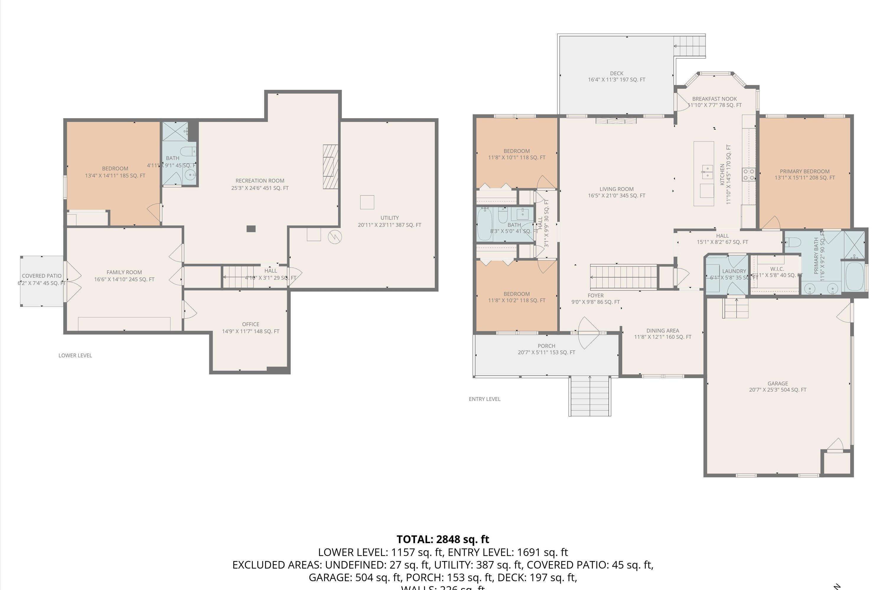 120 Eagle Ridge Roanoke, VA 24012 - Photo 41 of 41 High Demand Split Bedroom Plan