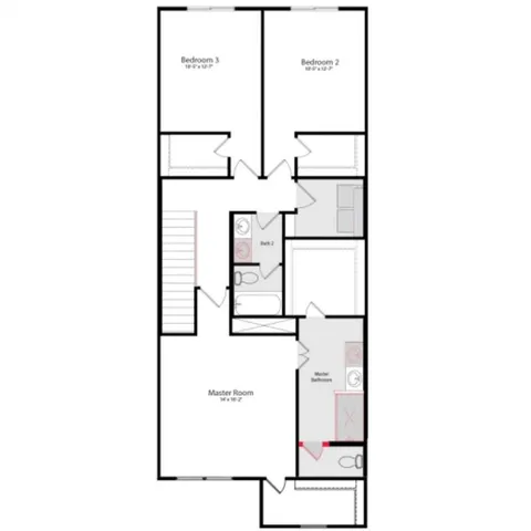 a picture of a floor plan