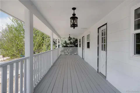a view of a house with wooden floor