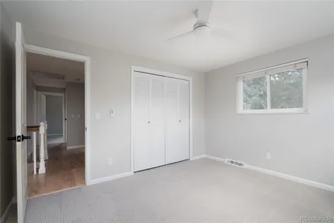 wooden floor and windows in a room