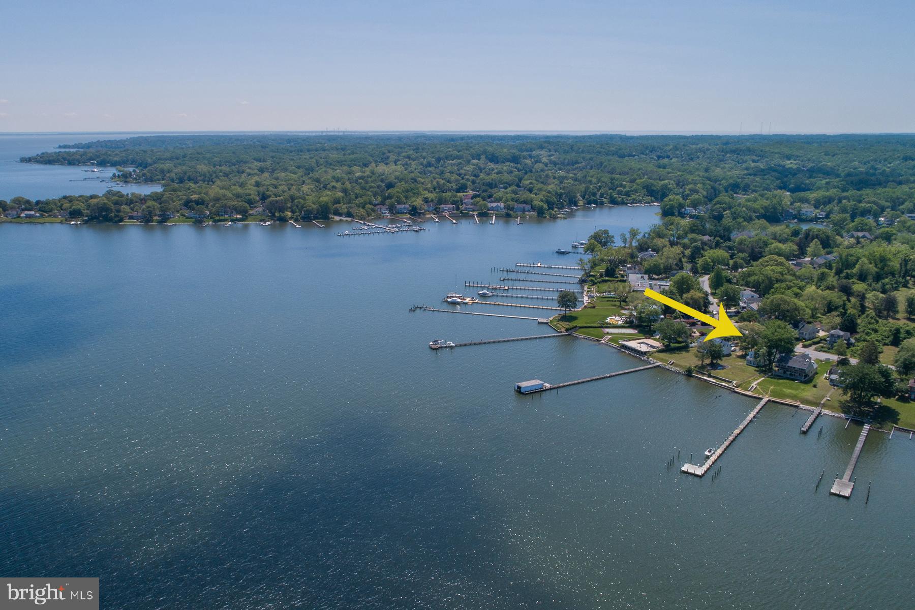 555 Broadwater Road Arnold, MD 21012 - Photo 5 of 7 Shoreline showing the Magothy and Bay beyond
