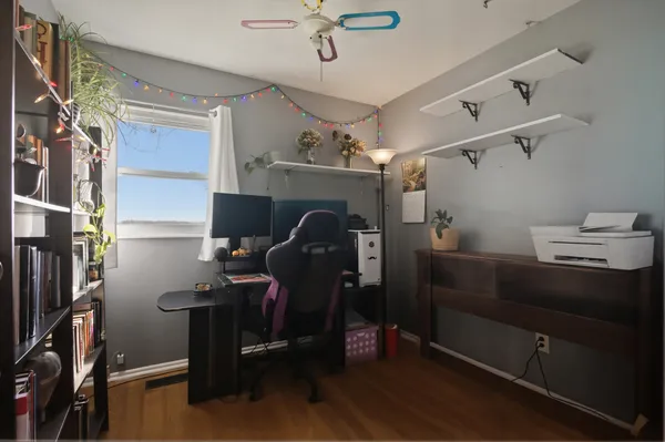 a room with furniture and equipment