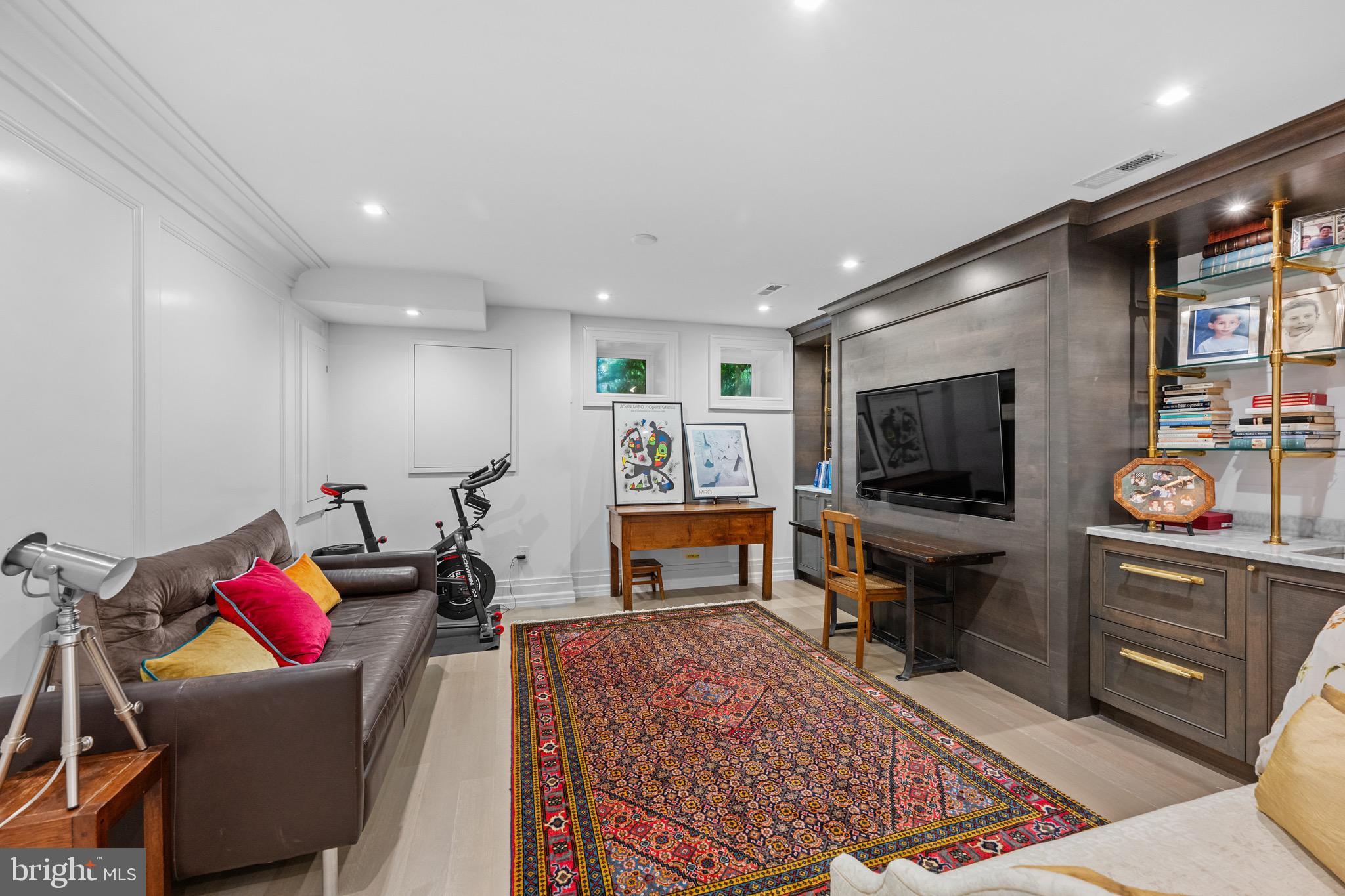 1524 Swann Street Northwest Washington, DC 20009 - Photo 21 of 30 Lower level family room