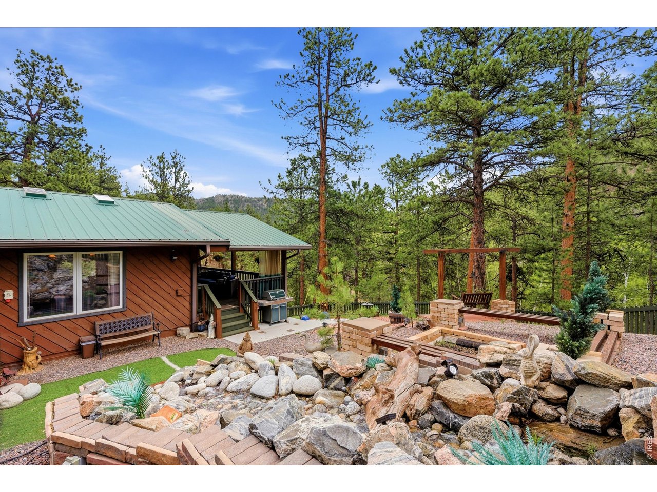102 Insmont Drive Bailey, CO 80421 - Photo 36 of 43 custom water feature