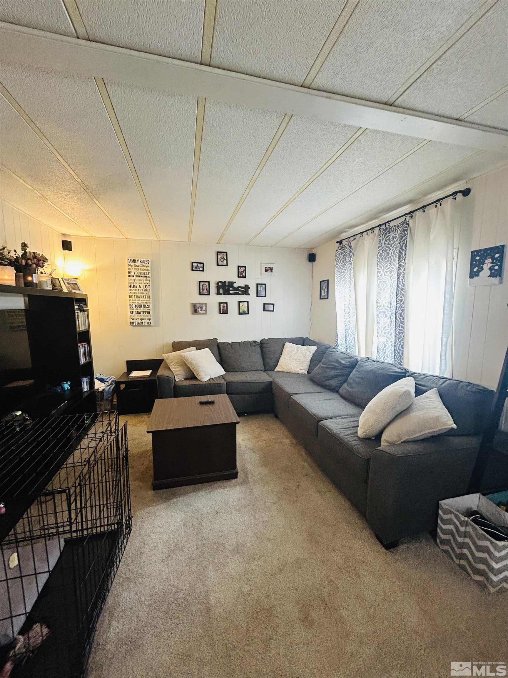 212 Coons Circle, Unit E Dayton, NV 89403 - Photo 2 of 20 a living room with furniture and a flat screen tv