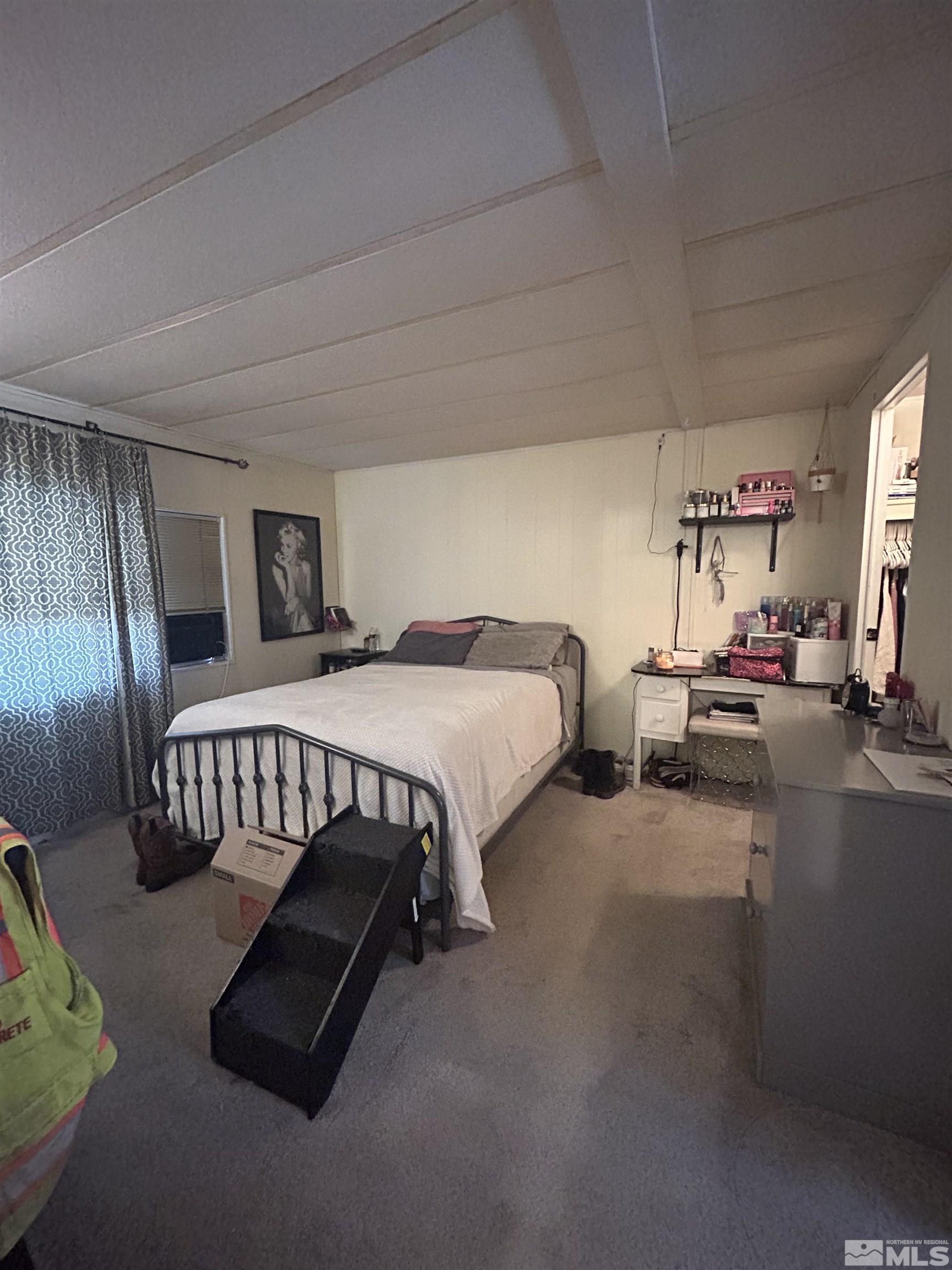 212 Coons Circle, Unit E Dayton, NV 89403 - Photo 8 of 20 a bedroom with a bed couch and window