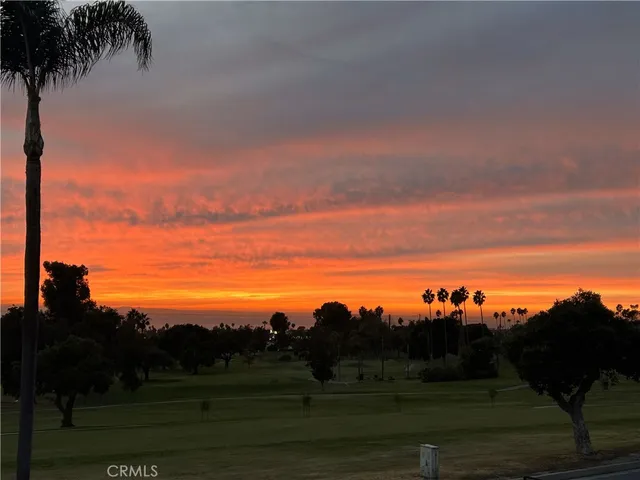 a view of a patio with table and chairs and potted plants