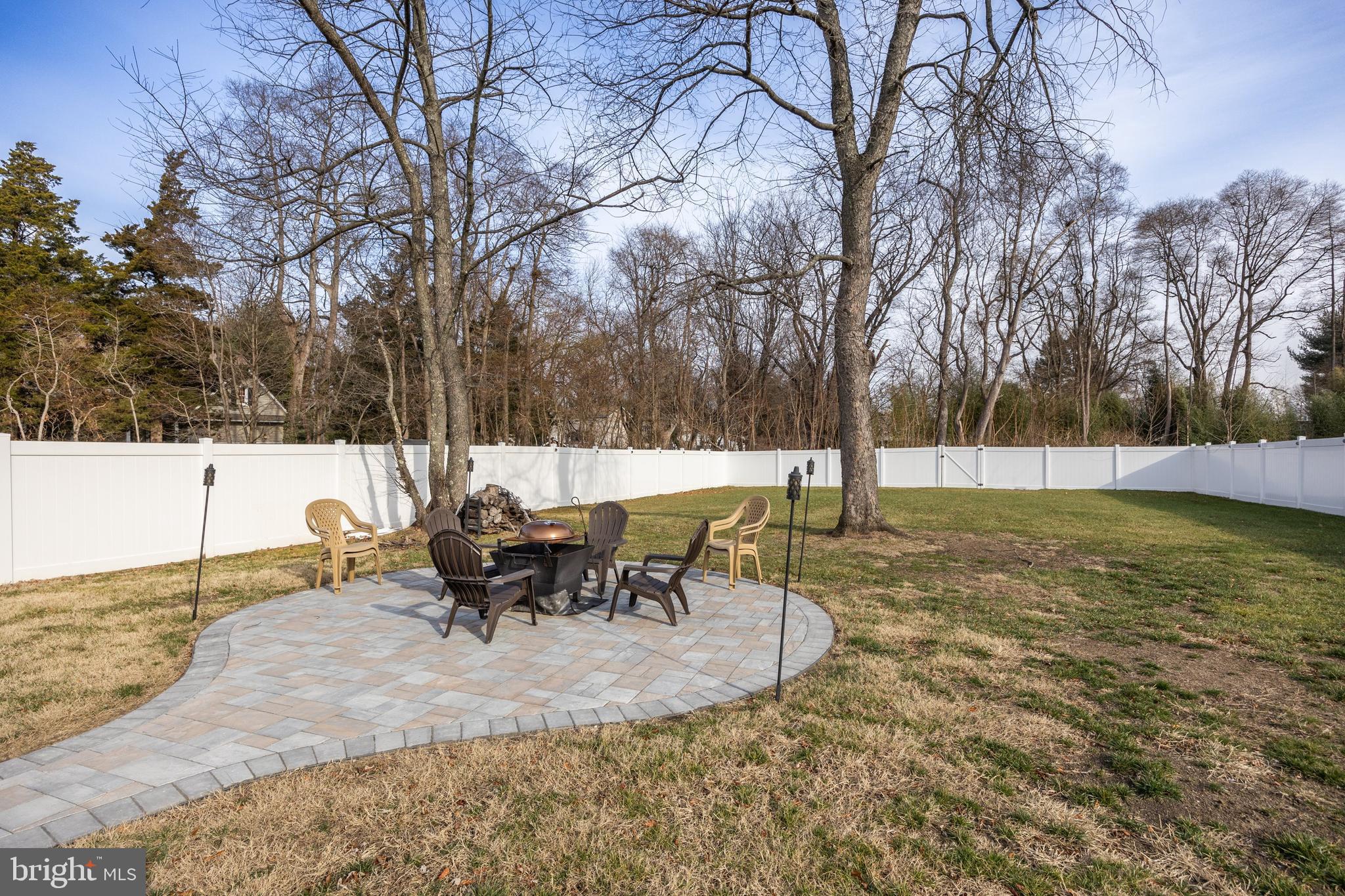 825 North Forklanding Road Maple Shade, NJ 08052 - Photo 36 of 45 New pavers and New vinyl fencing