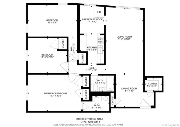 $3,800 | 94-30 60th Avenue, Unit 1H | Elmhurst