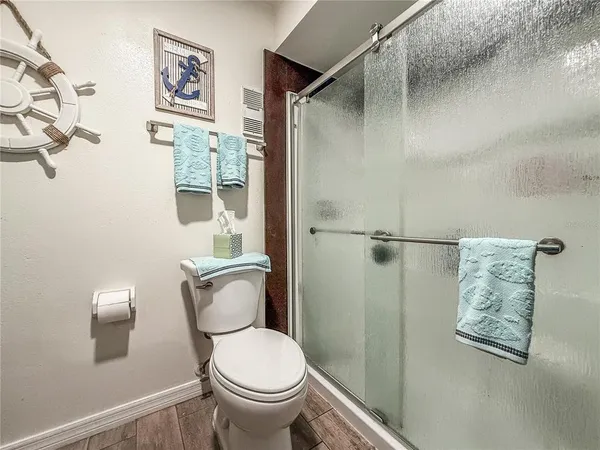 a view of a hallway with workspace