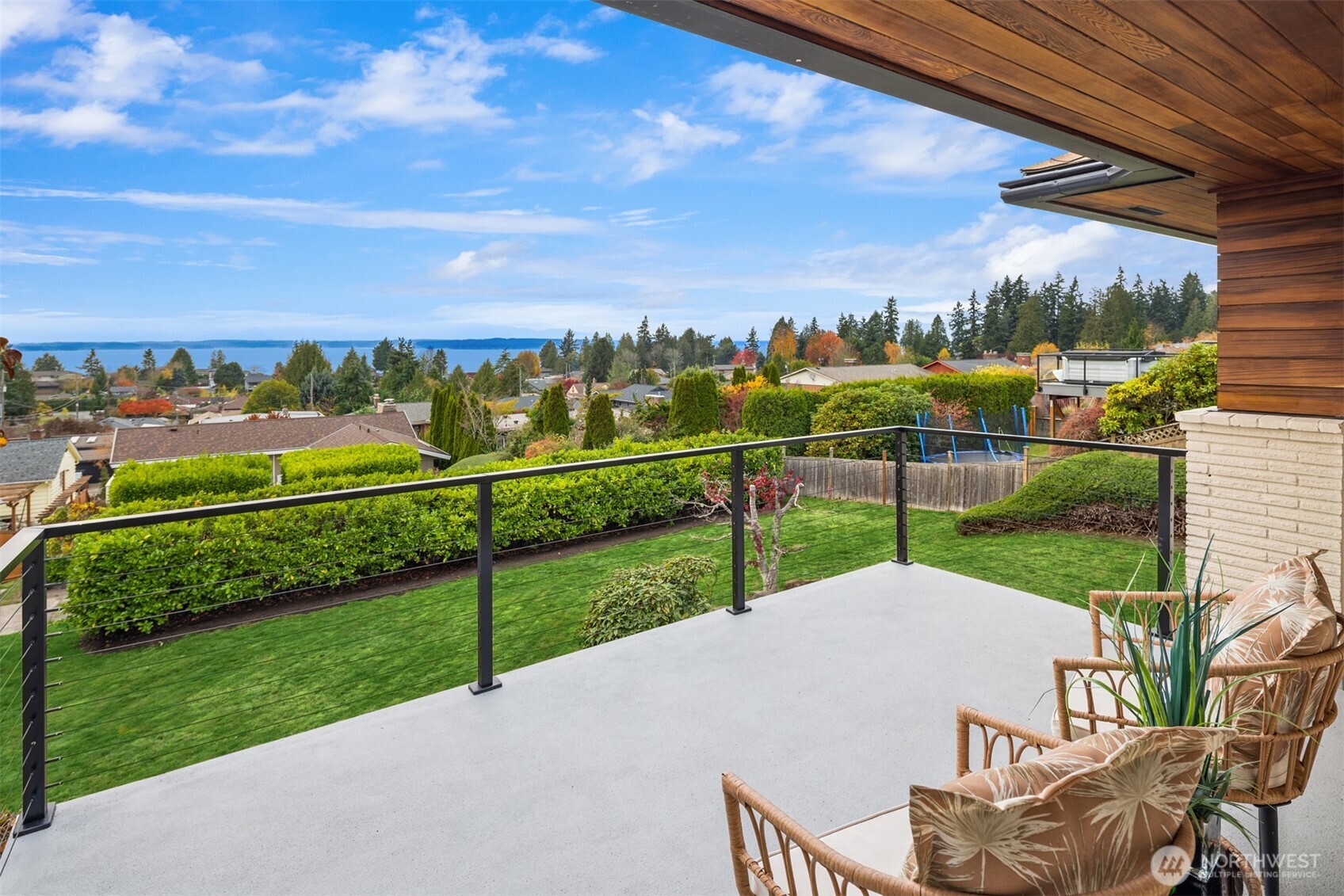 12711 9th Avenue Northwest Seattle, WA 98177 - Photo 16 of 40 a view of a garden with houses