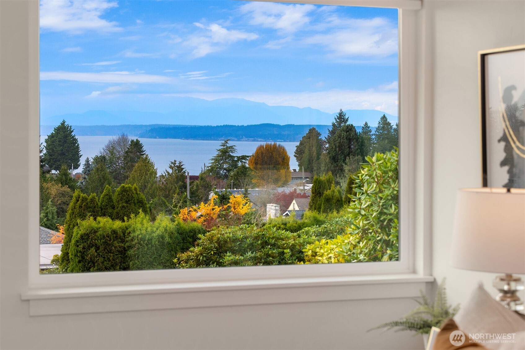 12711 9th Avenue Northwest Seattle, WA 98177 - Photo 19 of 40 a view of a city from a window