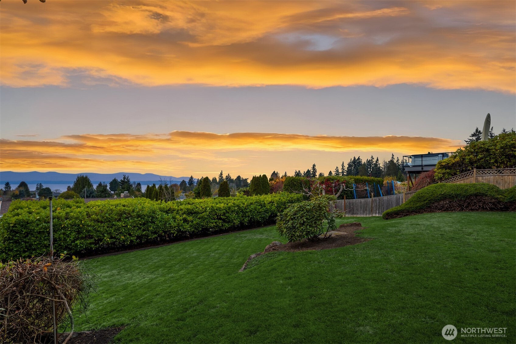12711 9th Avenue Northwest Seattle, WA 98177 - Photo 35 of 40 a view of a garden and mountains