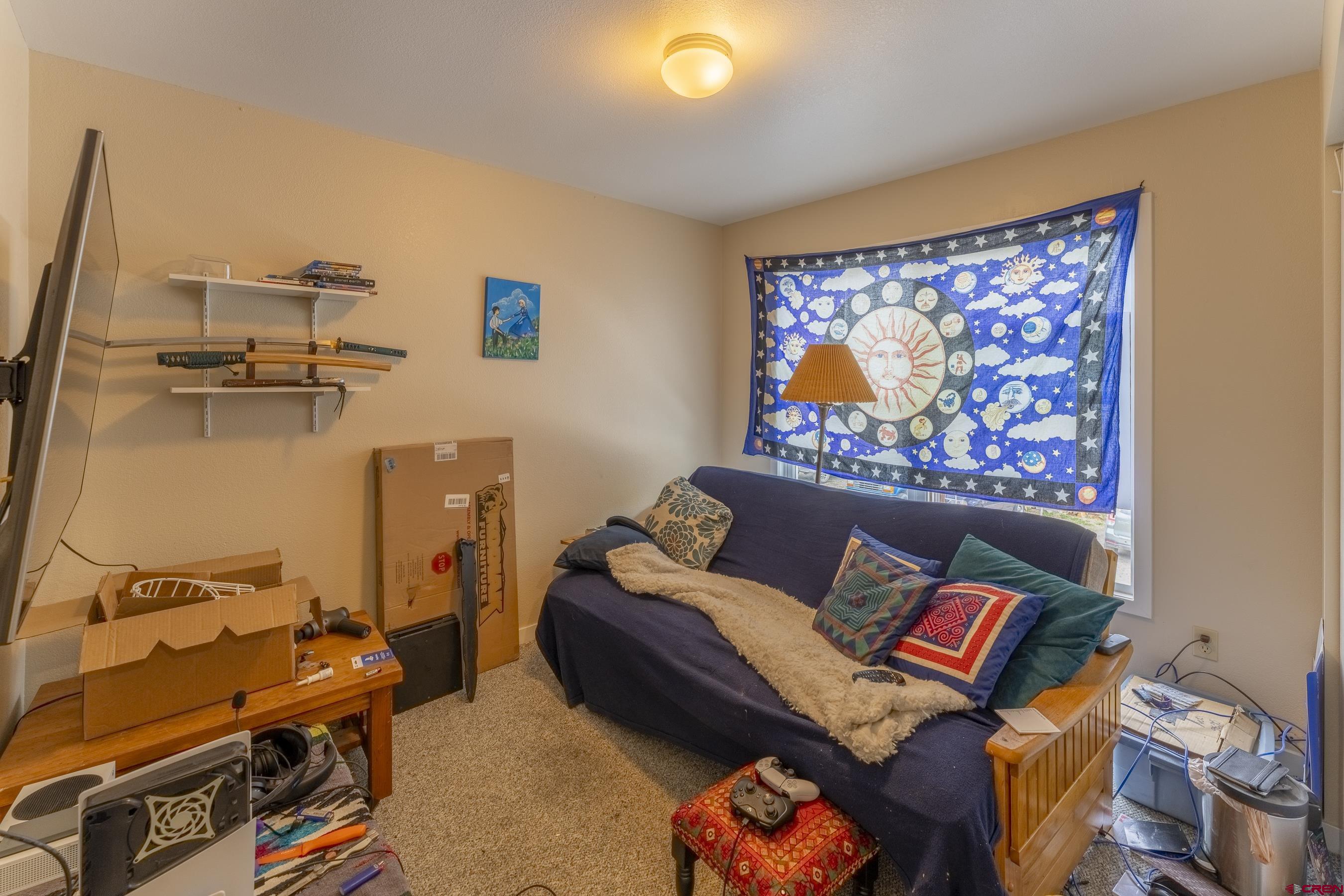 309 Belleview Avenue, Unit 2C Crested Butte, CO 81224 - Photo 5 of 17 a living room with furniture and a flat screen tv