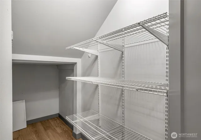 a view of walk in closet