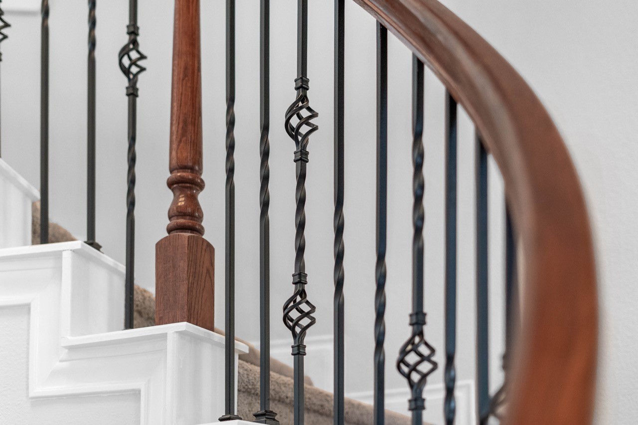 26411 Ridgefield Park Lane Cypress, TX 77433 - Photo 48 of 50 a view of staircase with railing and white walls