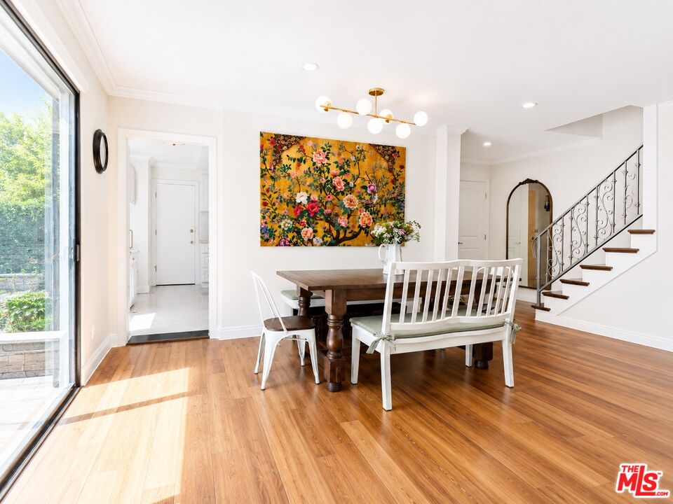 1114 Las Riendas Way Pasadena, CA 91107 - Photo 9 of 20 a view of dining room with furniture and wooden floor