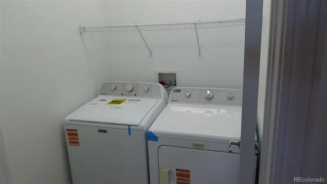 a view of a storage & utility room