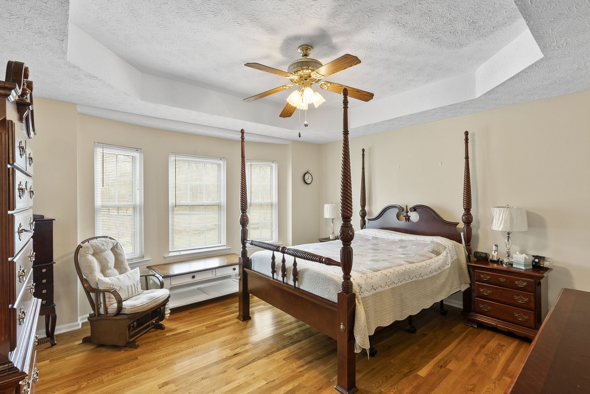 8320 Cedar Grove Road Cross Plains, TN 37049 - Photo 8 of 15 a bedroom with a bed and wooden floor