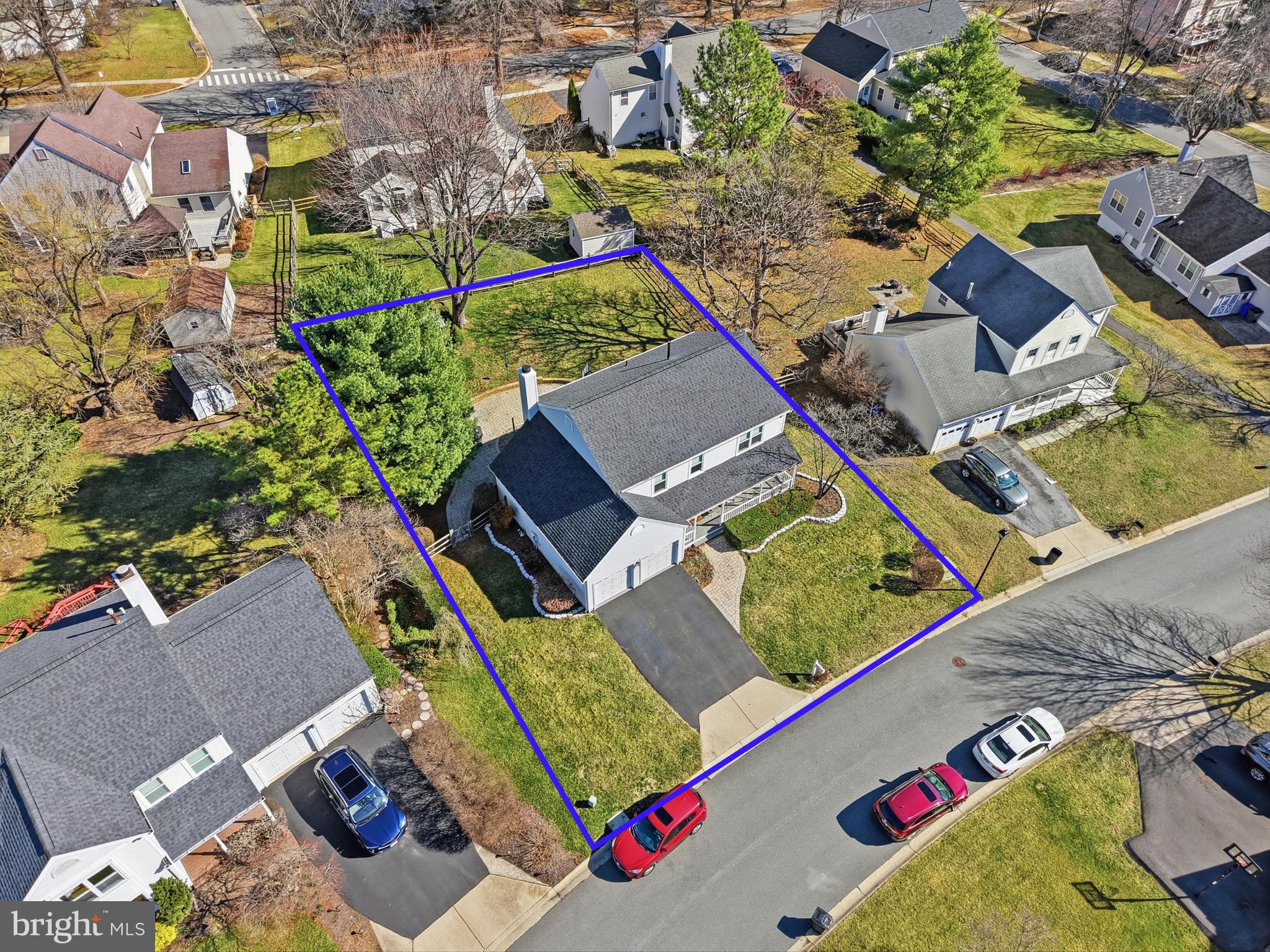 9709 Noble Ridge Terrace Gaithersburg, MD 20882 - Photo 49 of 64 an aerial view of a house with a yard