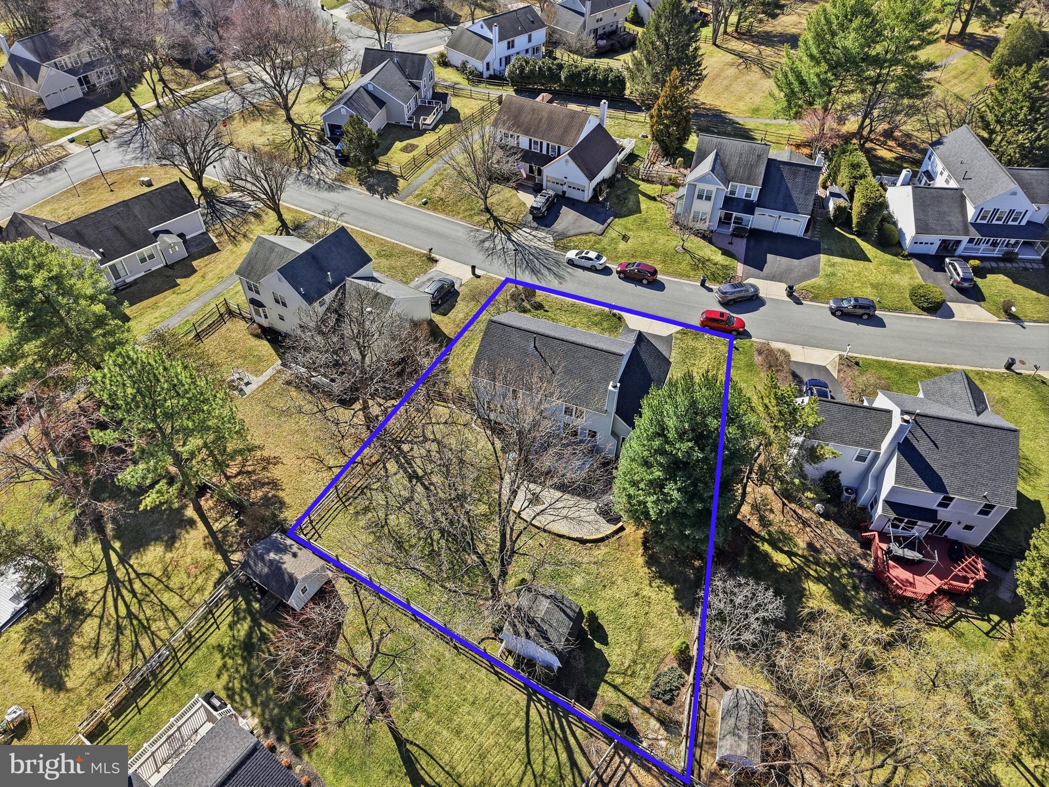 9709 Noble Ridge Terrace Gaithersburg, MD 20882 - Photo 53 of 64 an aerial view of a houses with yard