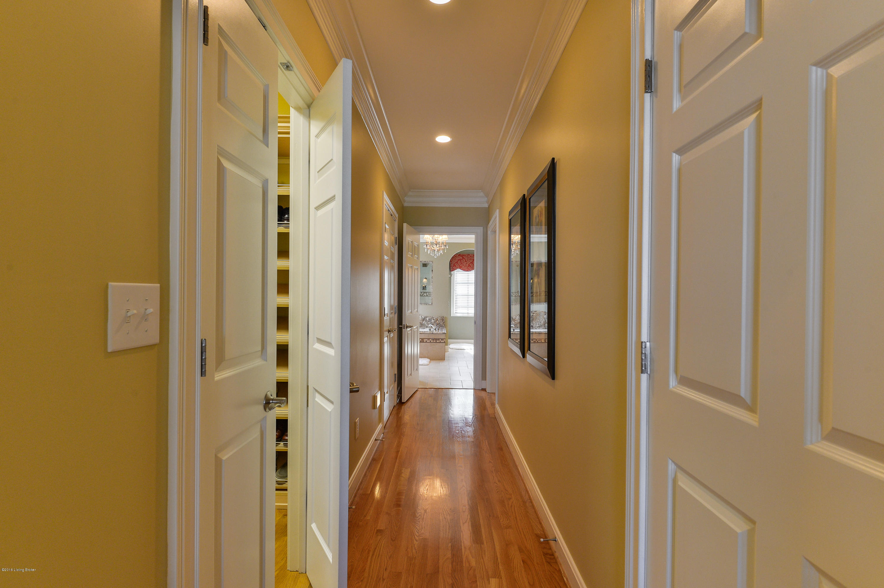 5307 Juniper Beach Road Prospect, KY 40059 - Photo 21 of 47 Hallway with 4 walk-in closets leading to master bath