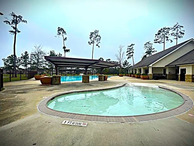 a view of outdoor space with seating