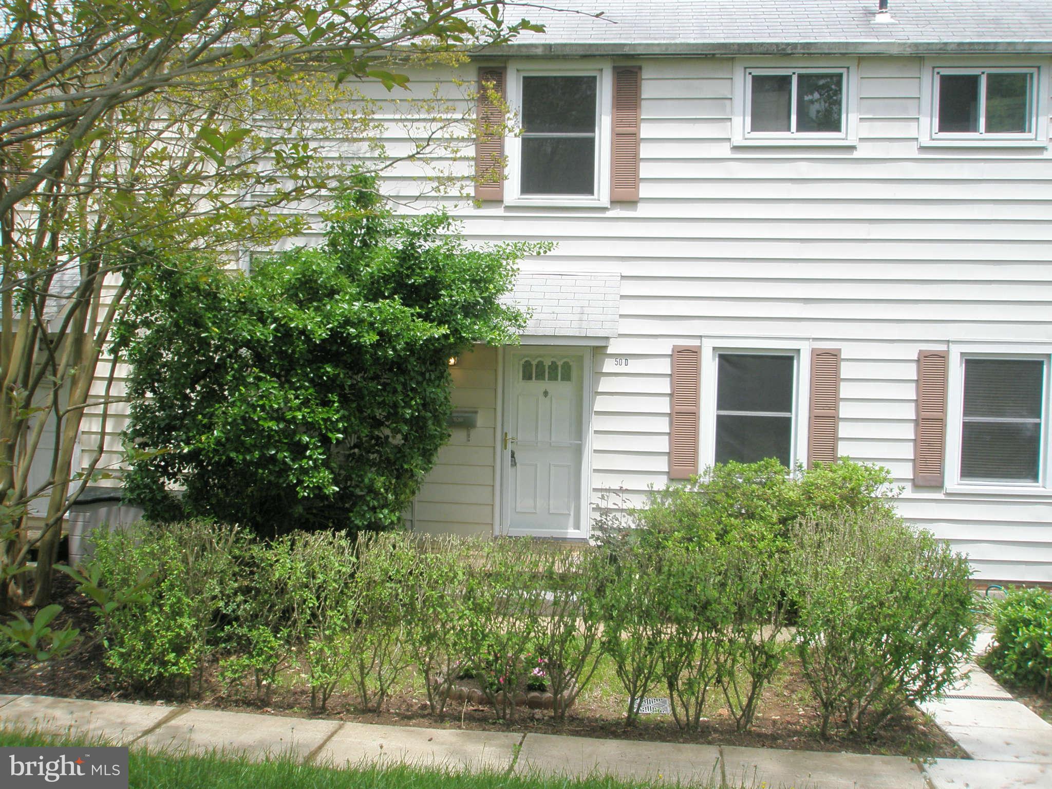 50 Ridge Road, Unit D Greenbelt, MD 20770 - Photo 1 of 12 Exterior (Front)