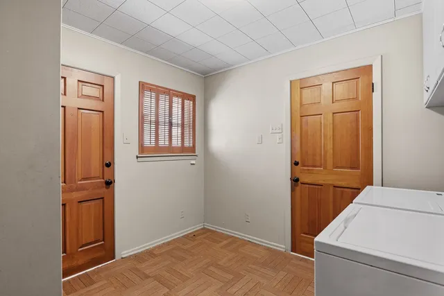 wooden floor and window in a room