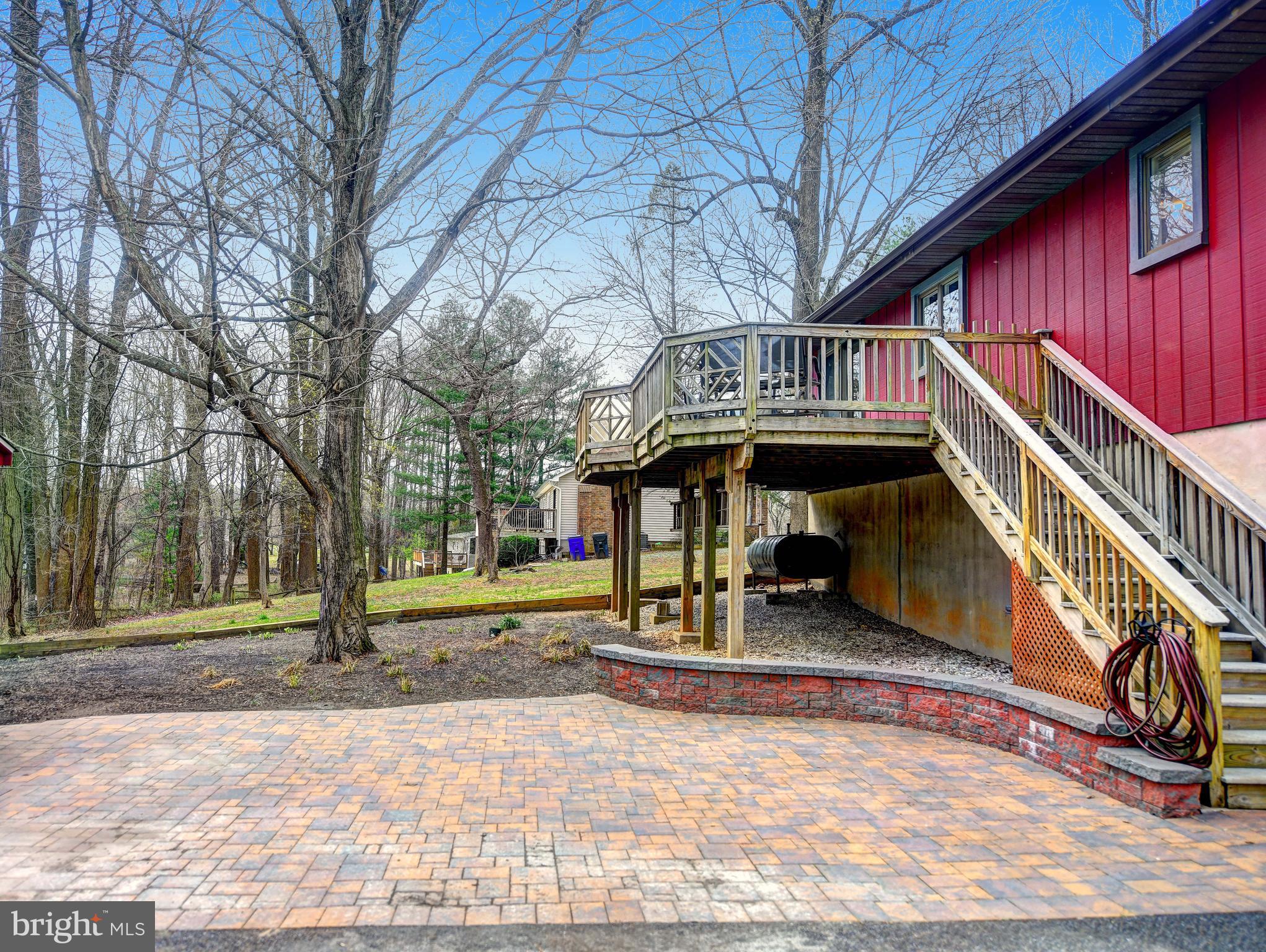 1703 Cosner Road Forest Hill, MD 21050 - Photo 38 of 44 Deck features stairs to paved patio/driveway