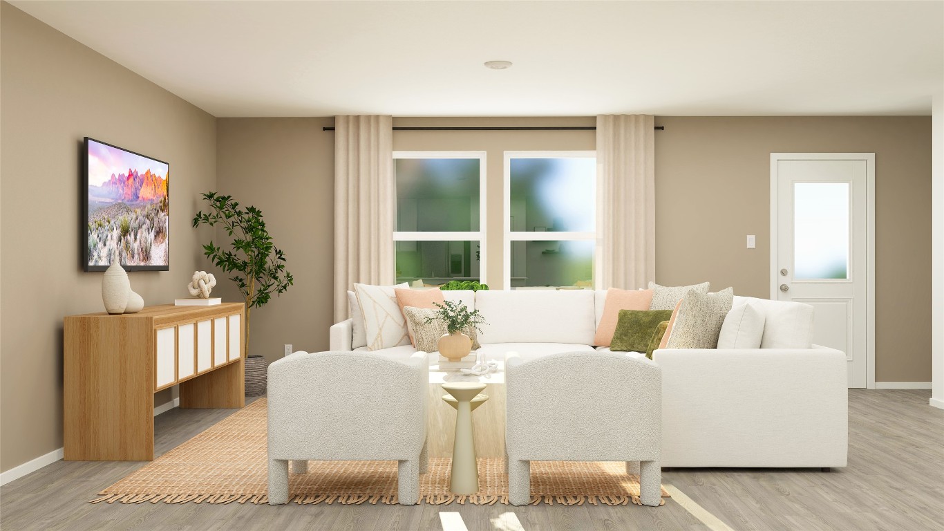 433 Silvercloud Drive Lockhart, TX 78644 - Photo 19 of 31 a living room with furniture and a large window