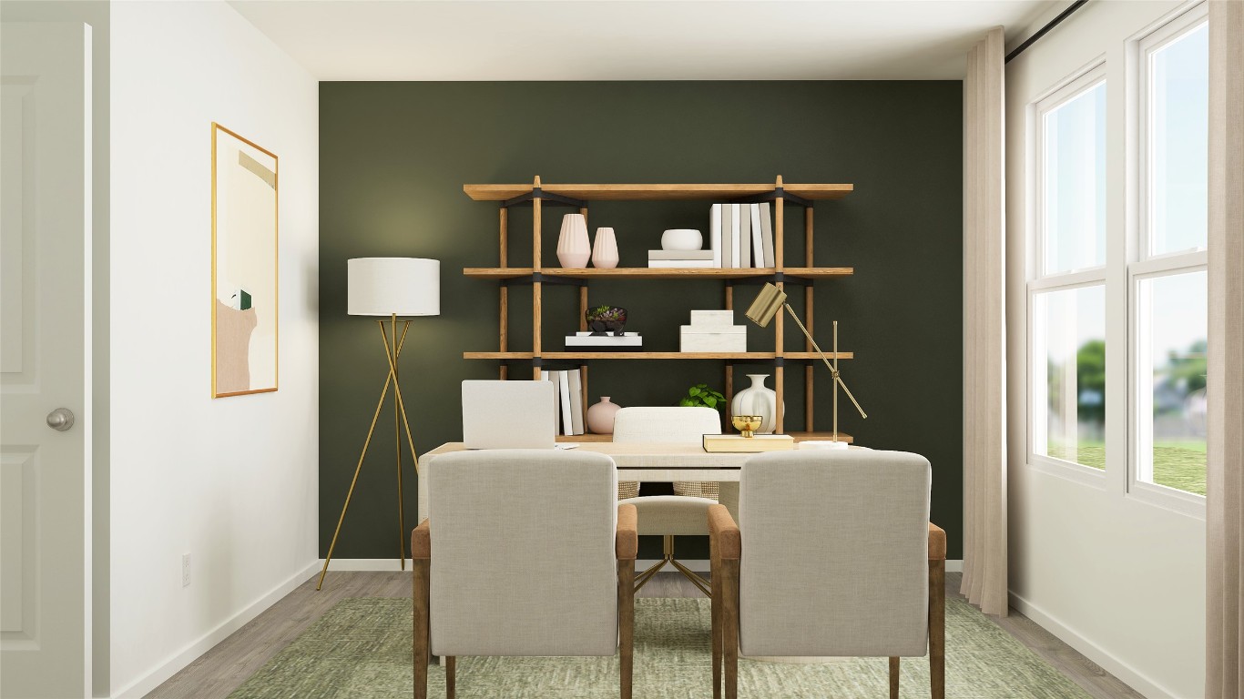 433 Silvercloud Drive Lockhart, TX 78644 - Photo 21 of 31 a room with a table and a bookshelf