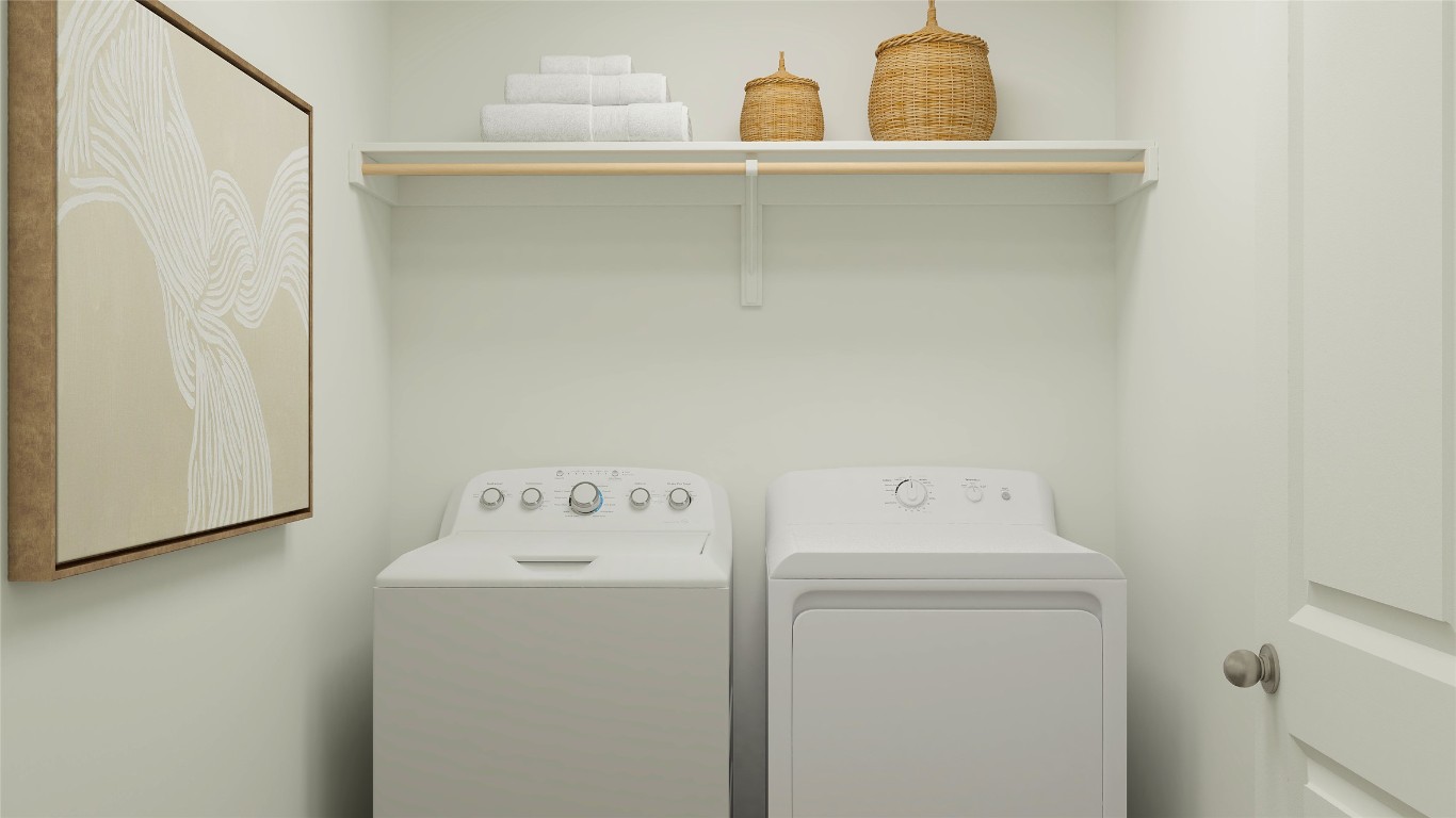 433 Silvercloud Drive Lockhart, TX 78644 - Photo 26 of 31 a utility room with dryer and washer