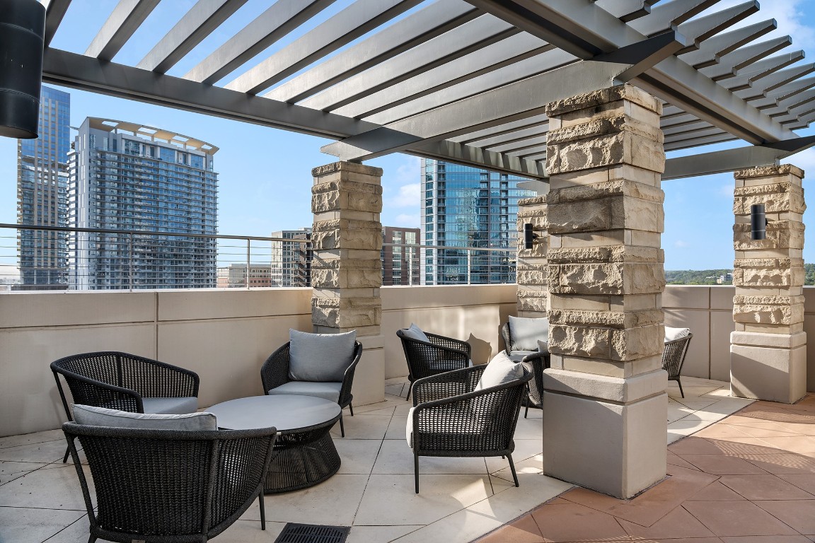 360 Nueces Street, Unit 1805 Austin, TX 78701 - Photo 18 of 28 a outdoor dining space with furniture