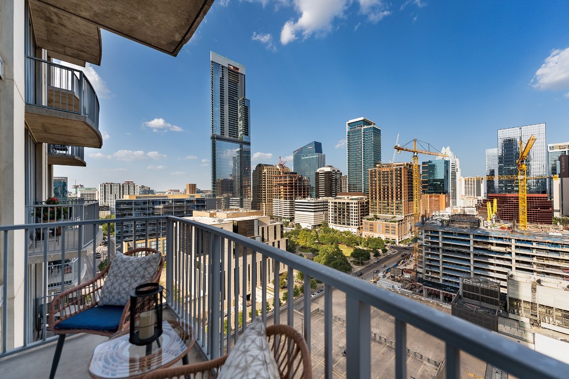 360 Nueces Street, Unit 1805 Austin, TX 78701 - Photo 23 of 28 a view of city from balcony