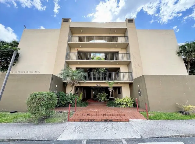 a house view with a outdoor space