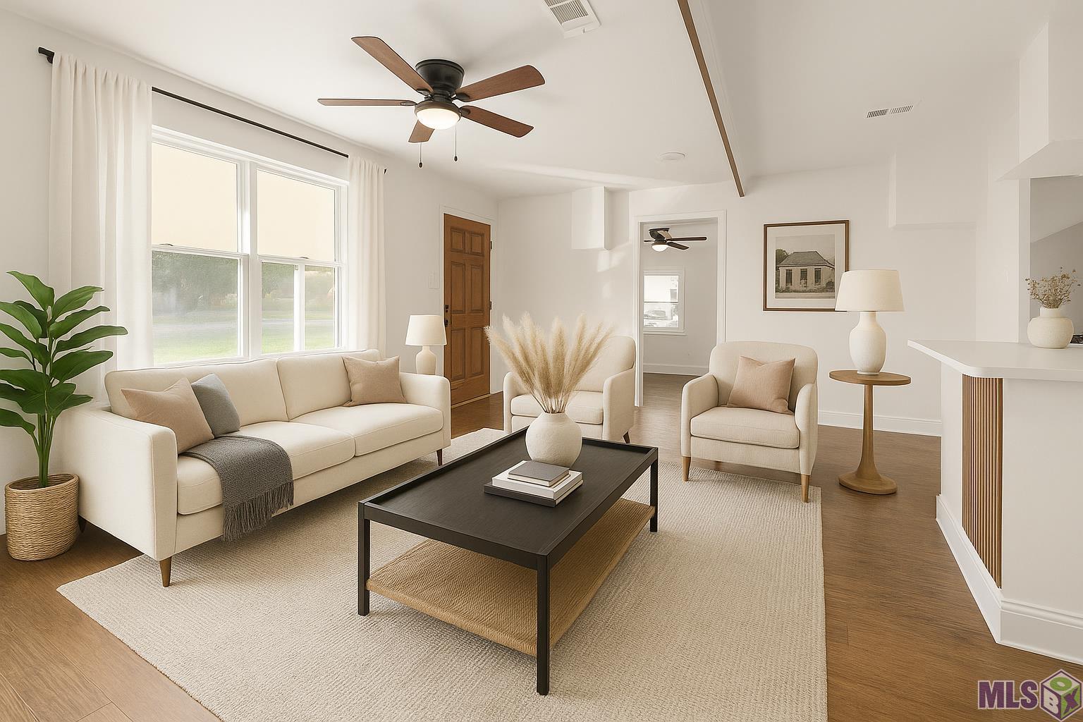 3639 Groom Road Baker, LA 70714 - Photo 4 of 15 Virtually Staged Living Room