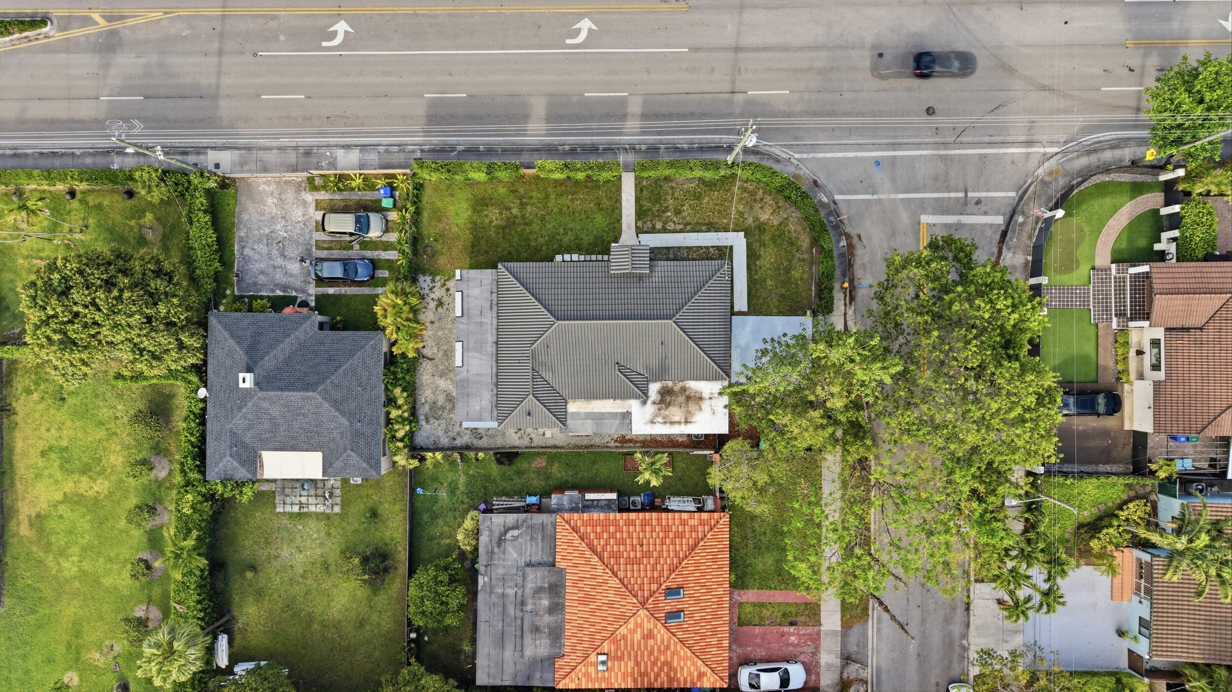 1770 Southwest 17th Avenue Miami, FL 33145 - Photo 42 of 46 a aerial view of a building with garden space and street view