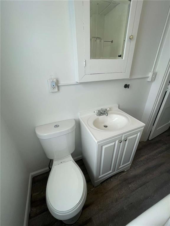 136 South Spring Avenue Greensburg, PA 15601 - Photo 32 of 46 a bathroom with a toilet a sink and mirror