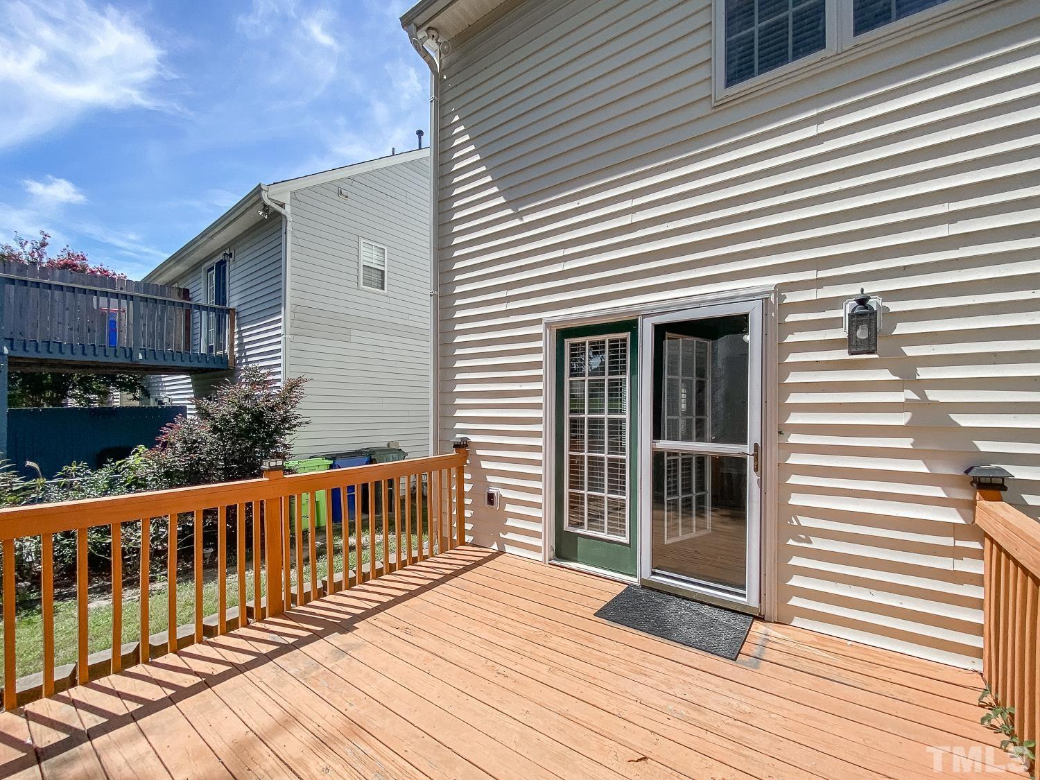 5242 Eagle Trace Drive Raleigh, NC 27604 - Photo 23 of 24 a view of a wooden deck