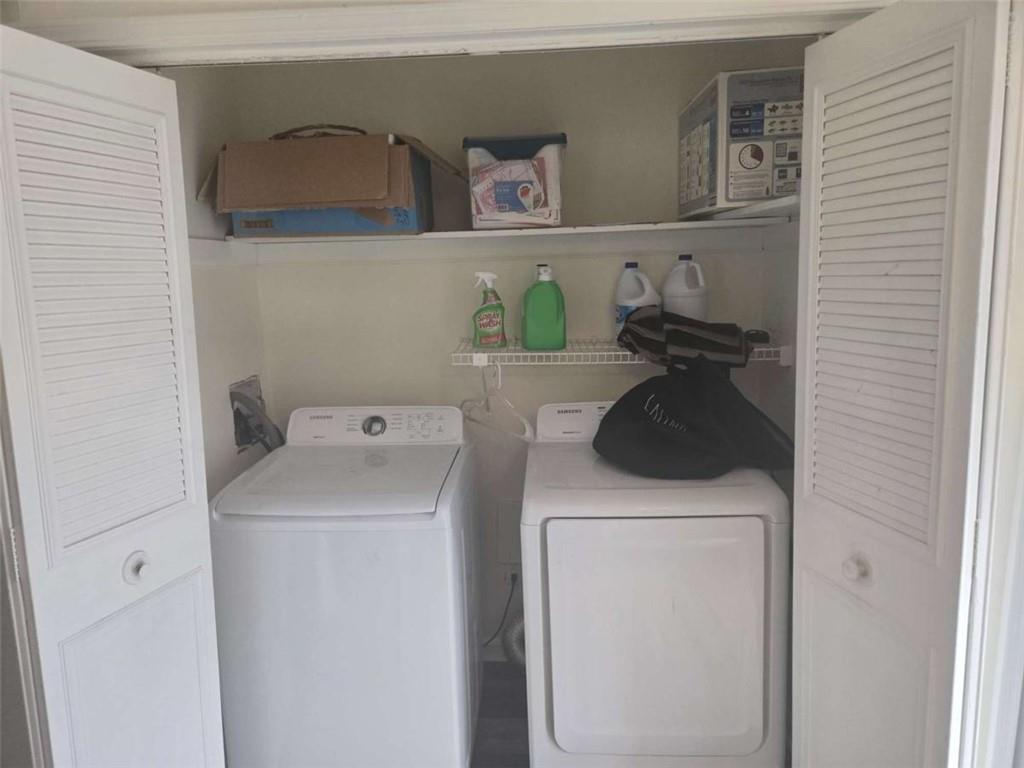 3647 Cobble Mill Lane Clarkston, GA 30021 - Photo 5 of 19 a utility room with dryer and washer