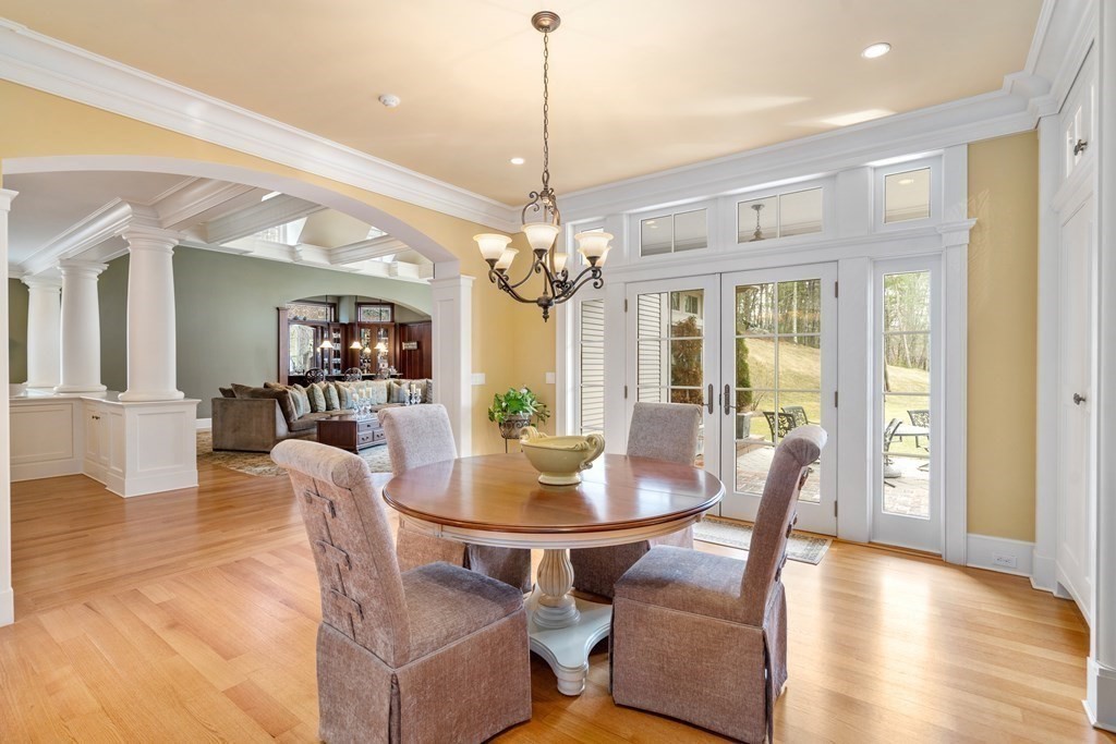 145 Dutton Road Sudbury, MA 01776 - Photo 7 of 41 a view of a dining room with furniture window and wooden floor