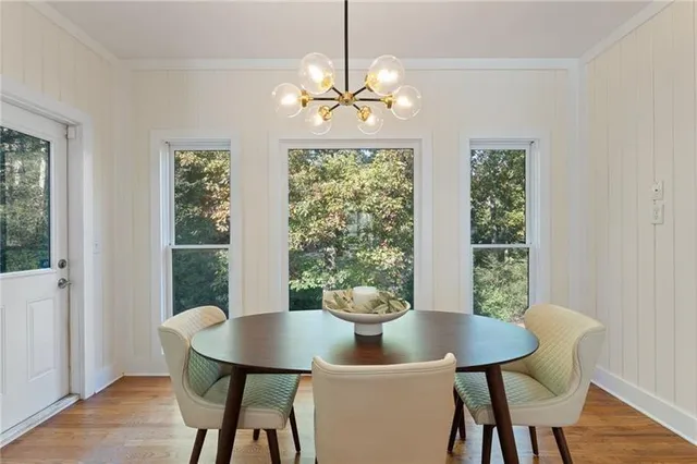 a view of a two chairs in the patio