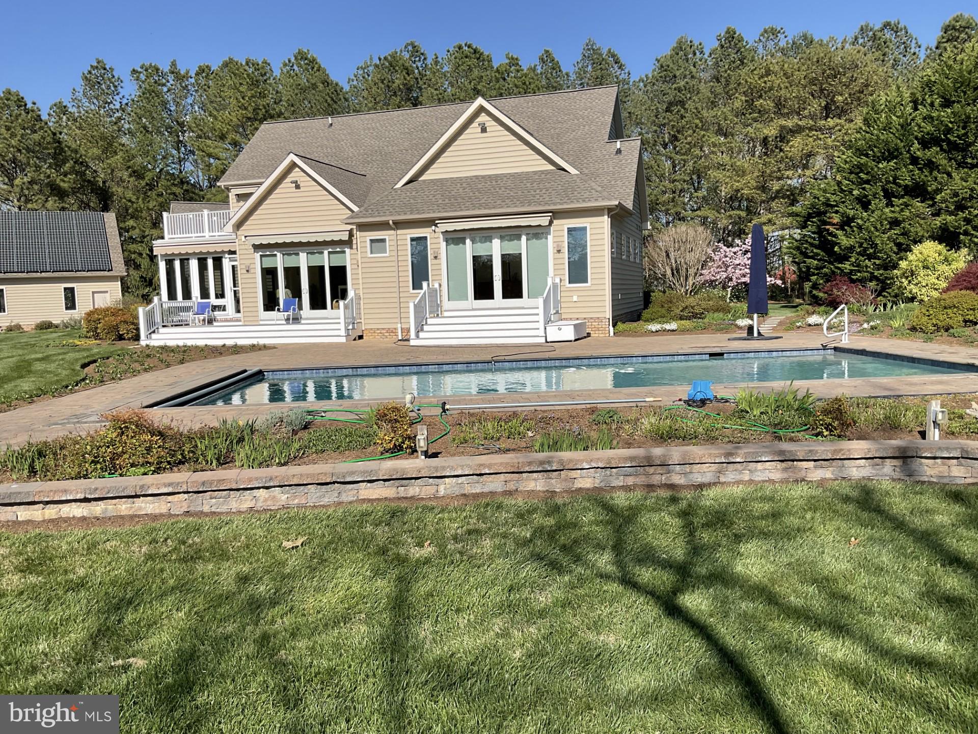 28090 Glebe Road Easton, MD 21601 - Photo 17 of 115 Rear view of pool view