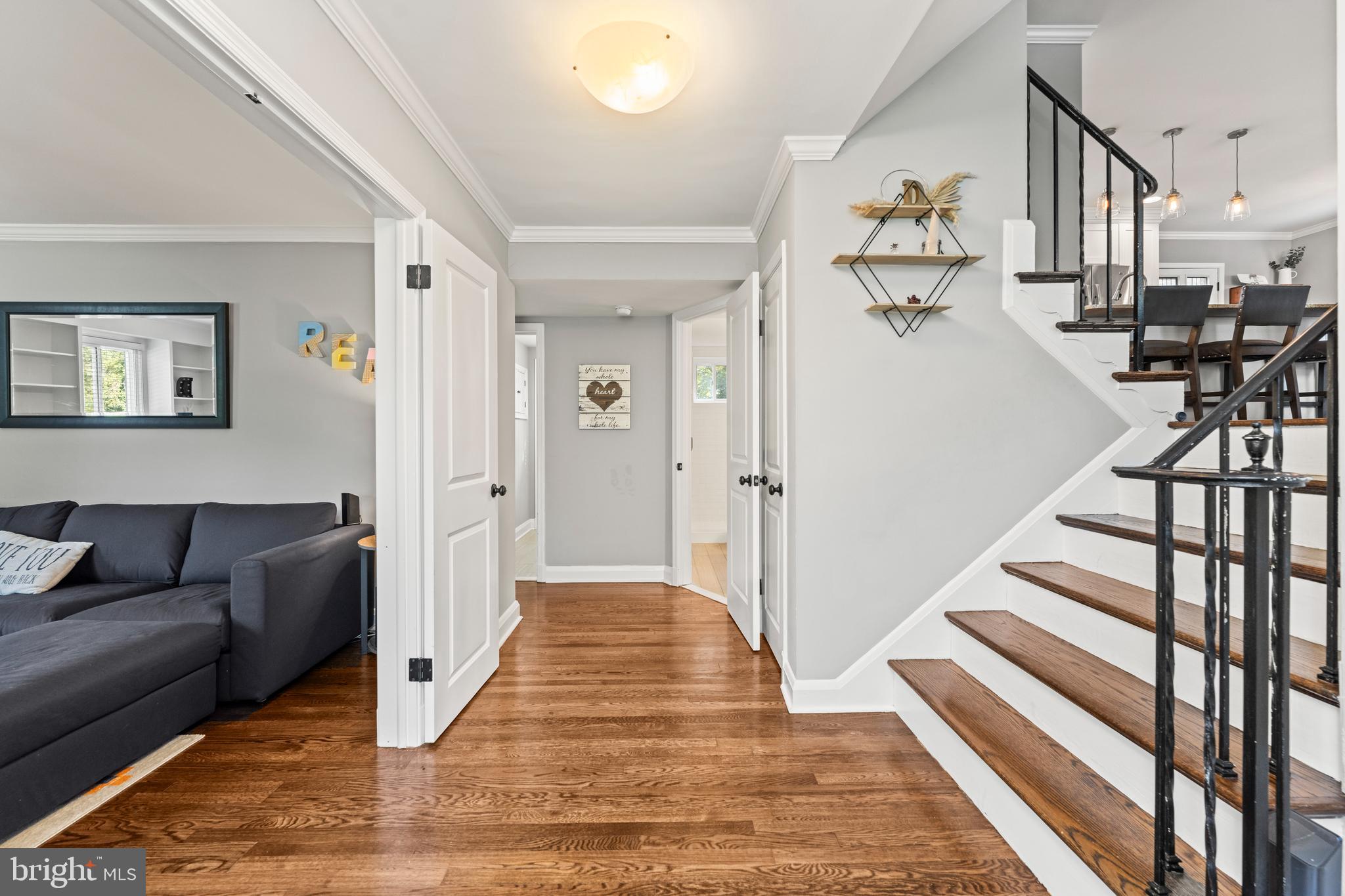 209 Charmuth Road Lutherville-Timonium, MD 21093 - Photo 6 of 43 Foyer with Stairs up to the Main Level