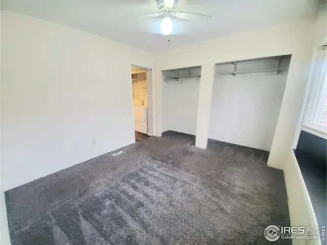 a living room with a large window